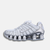 White / Silver Metallic